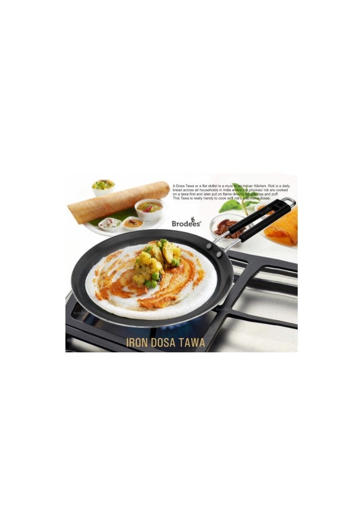 Kashvi Premium Black Dosa Tawa and Tadki Set - Image 4